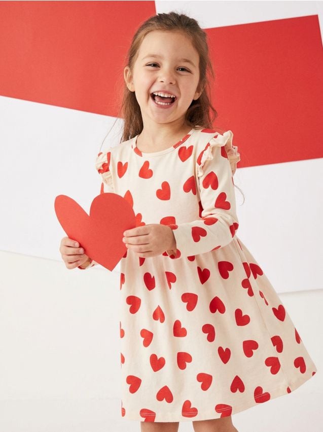 Sinsay - Teplákové šaty - krémová