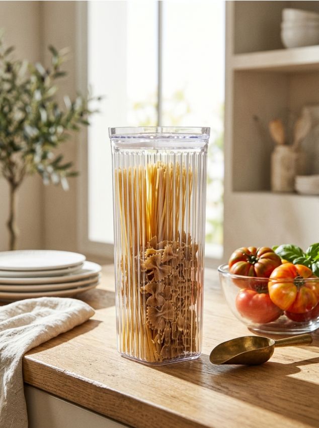 Sinsay - Recipient transparent pentru alimente cu capac - clear