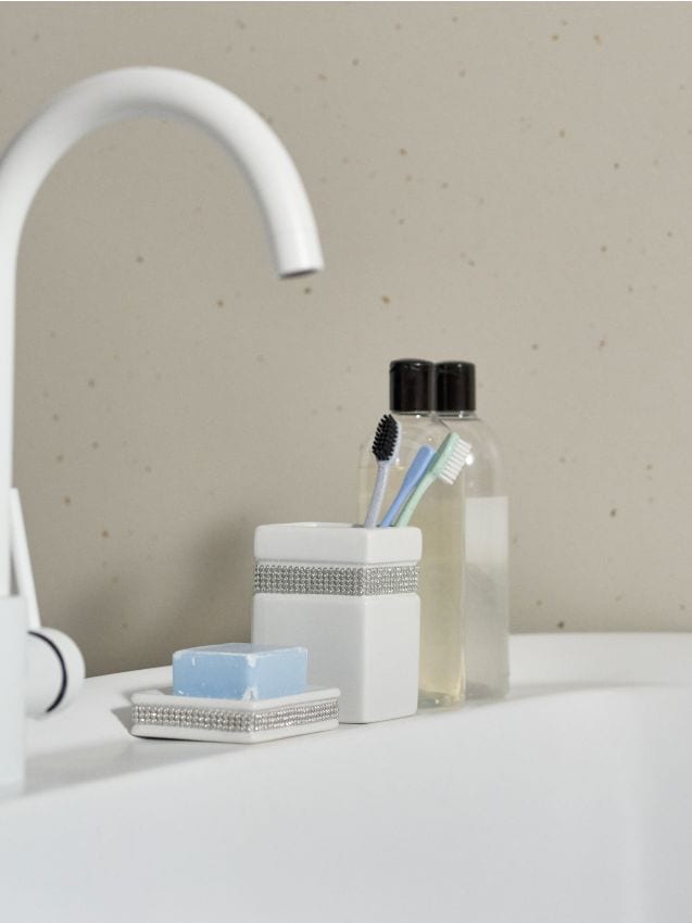 Sinsay - Pahar pentru periuțe de dinți - alb