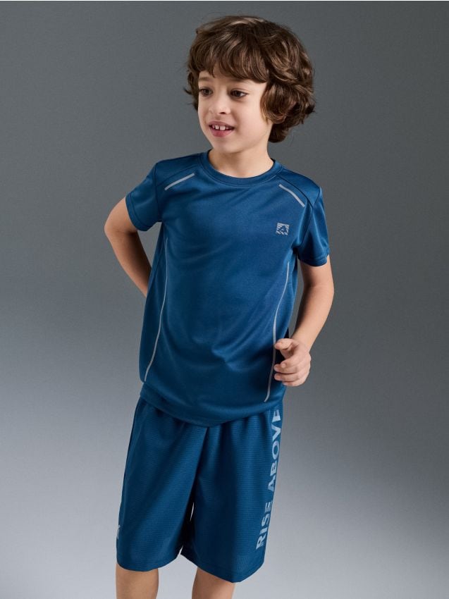 Sinsay - Șorturi sport Active cu uscare rapidă - indigo