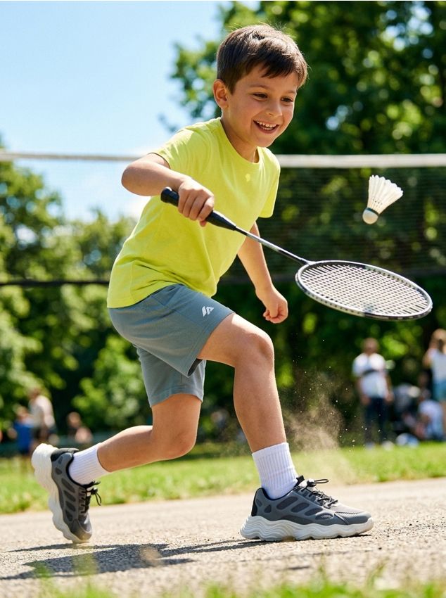 Sinsay - Șorturi sport Active cu uscare rapidă - Gri-albăstrui