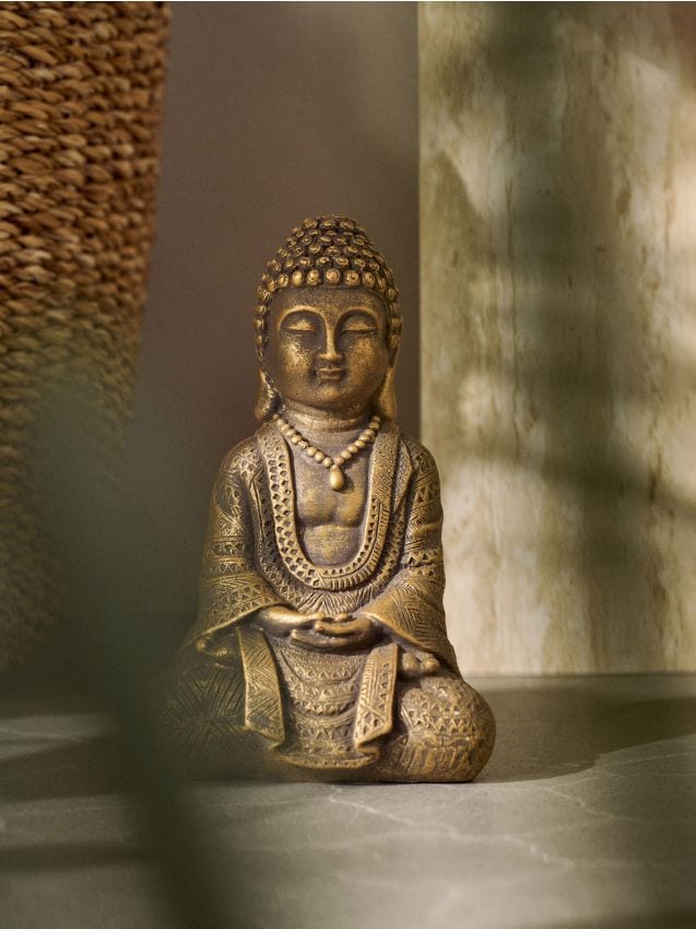 Sinsay - Decorațiune Buddha de sine stătătoare - auriu
