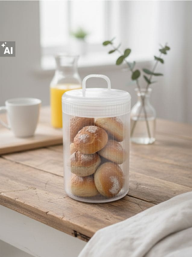 Sinsay - Recipient transparent pentru alimente cu capac - clear