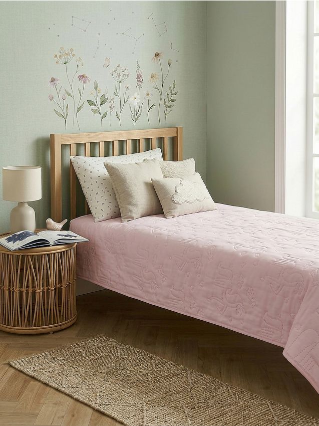 Sinsay - Cuvertură matlasată pentru pat - roz-pastel