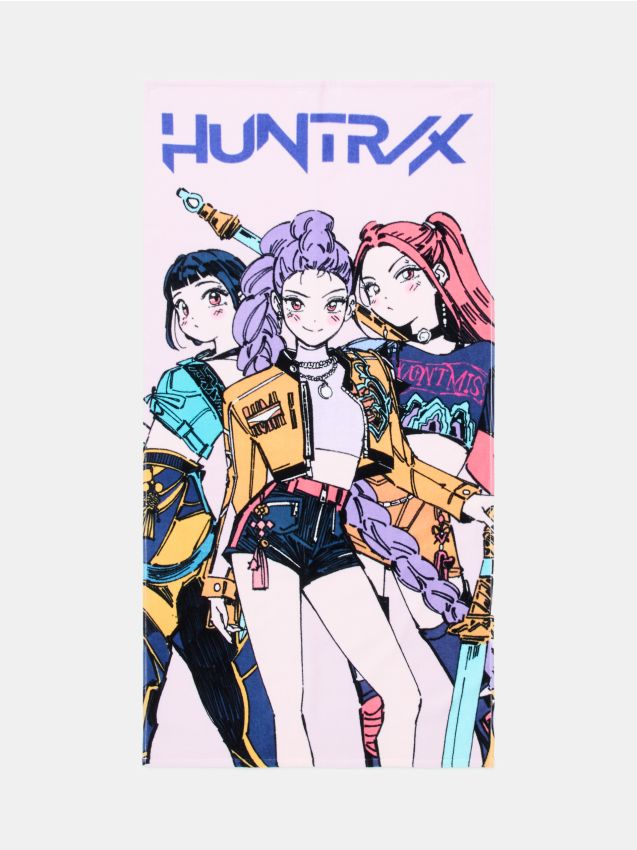 Sinsay - Prosop din bumbac K-Pop Demon Hunters - violet-orhidee