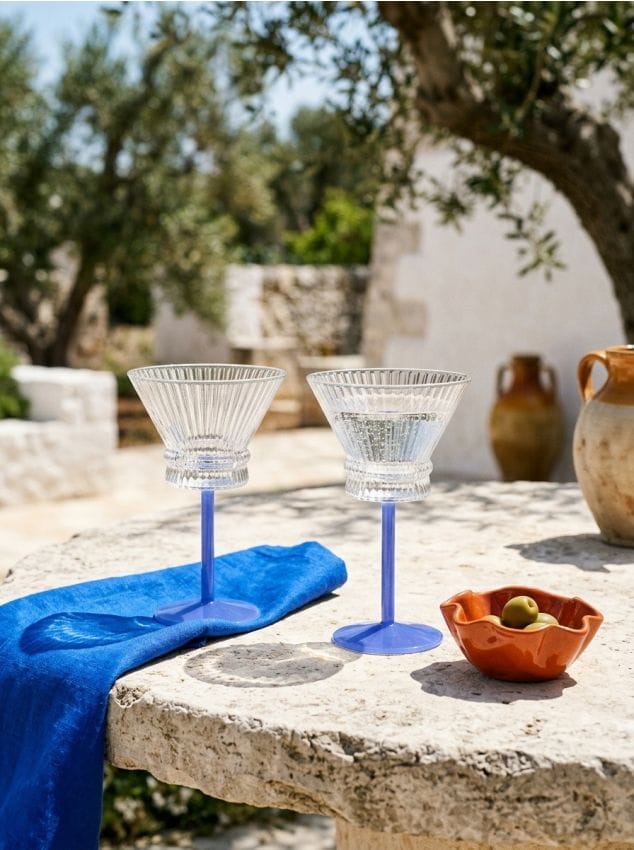 Sinsay - Set de 2 pahare - alb