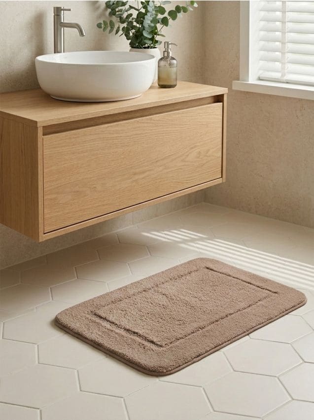 Sinsay - Covoraș de baie cu motiv de Crăciun - turcoaz-pal