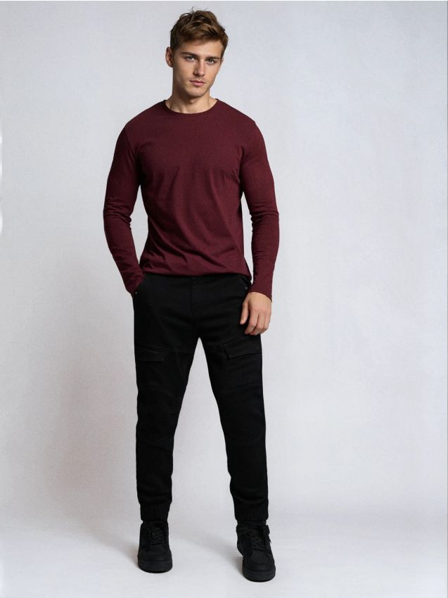 Sinsay - Blugi jogger - negru