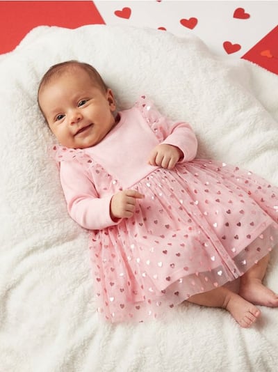 Haljina s til suknjom sa srdašcima