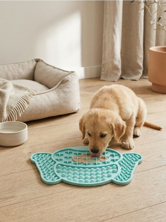 Sinsay - Covoraș din silicon pentru câine care încetinește hrănirea - verde-mentă