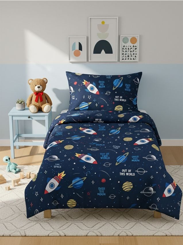 Sinsay - Posteľná bielizeň 160x200 - tmavomodrá