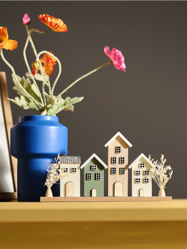 Sinsay - Decorațiune de sine stătătoare în formă de căsuță - multicolor