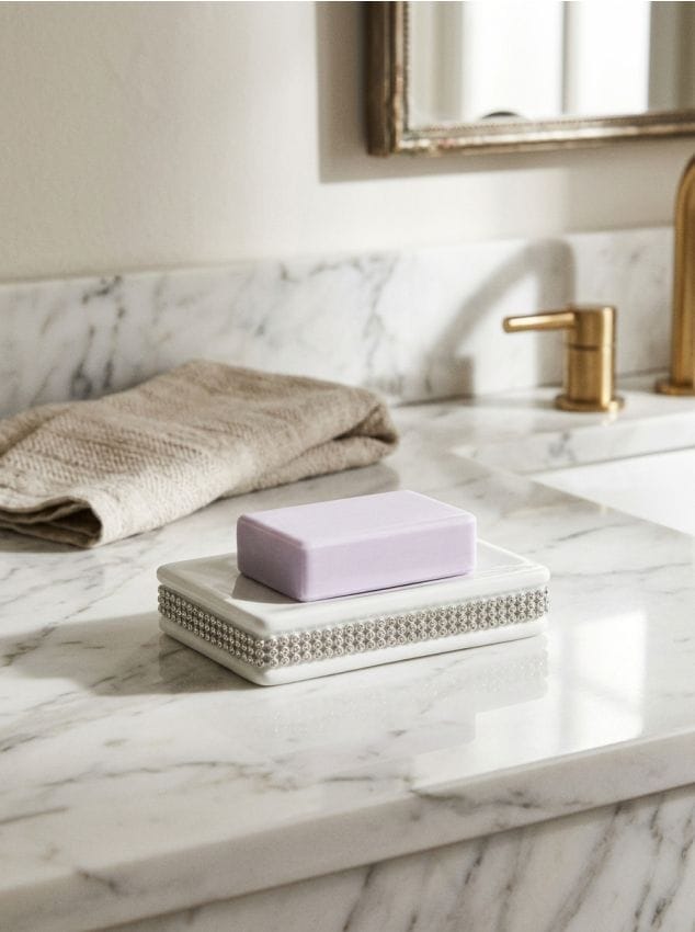 Sinsay - Săpunieră - alb