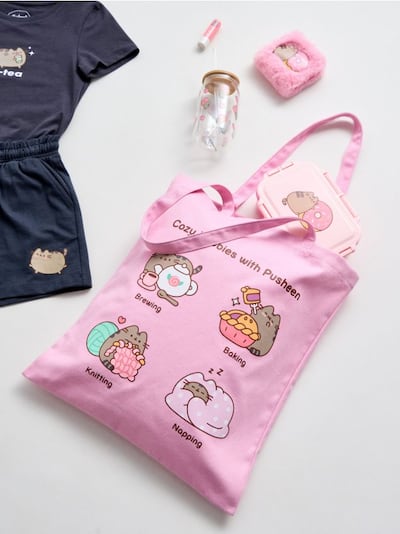 Kangast shopper kott trükiga Pusheen the Cat