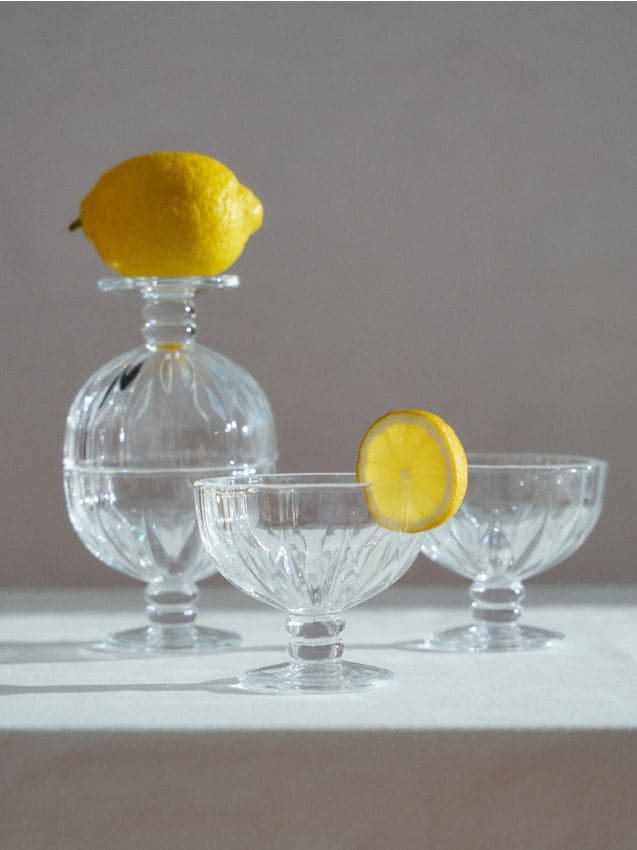 Sinsay - Cupe pentru înghețată cu model în relief 4 pack - clear