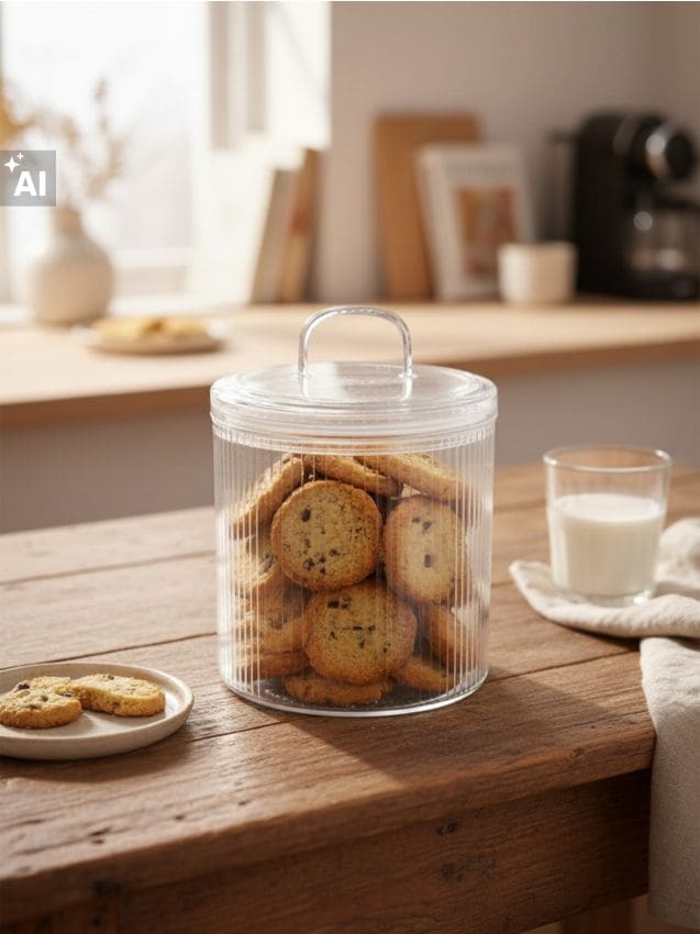 Sinsay - Recipient transparent pentru alimente cu capac - clear