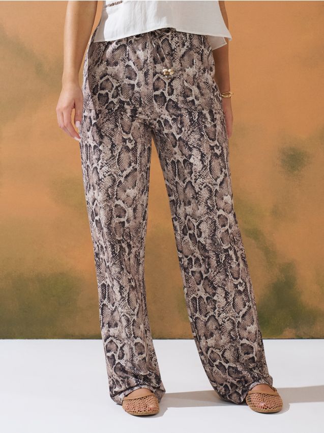 Wide leg hlače - SINSAY