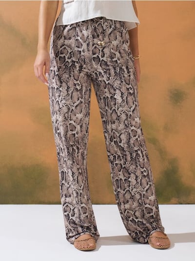 Pantaloni wide leg