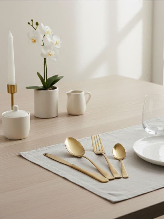 Sinsay - Set tacâmuri 16 pack - auriu