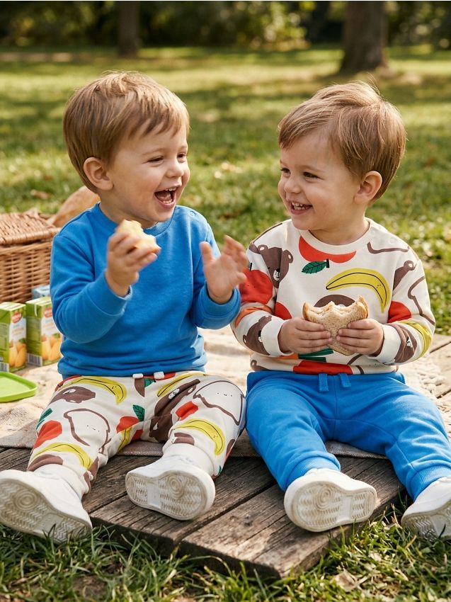 Sinsay - Set de 2 perechi de pantaloni sport jogger - crem