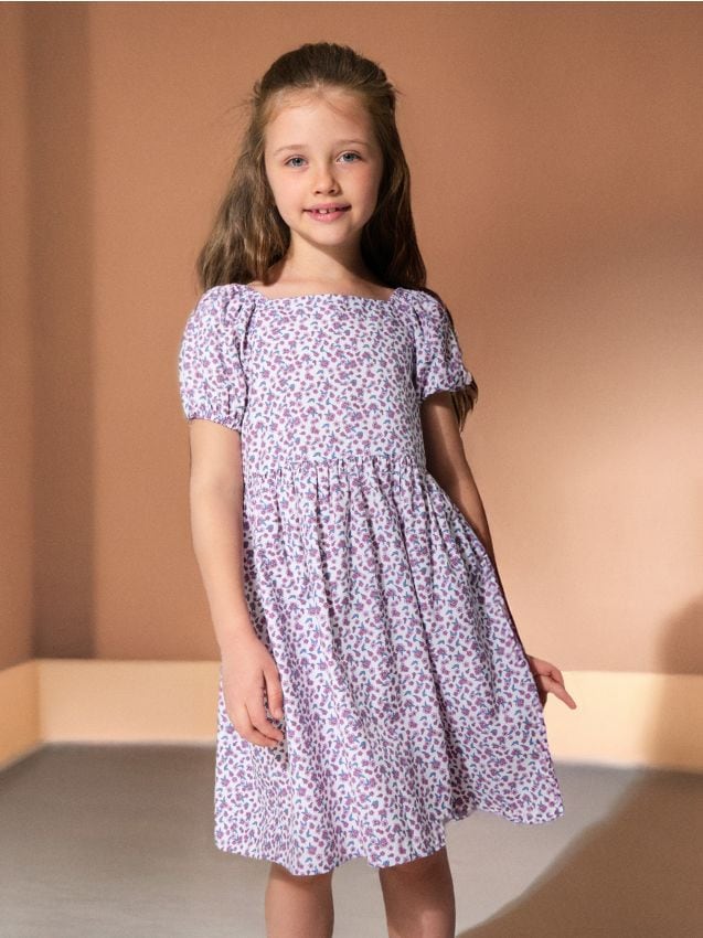 Sinsay - Rochie cu model floral - multicolor