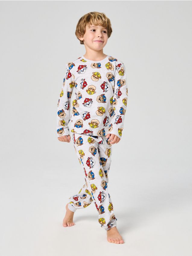 Sinsay - Dvojdielne pyžamo PAW Patrol - svetlošedá