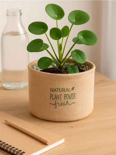 Καλάθι αποθήκευσης με λουλουδάτο μοτίβο