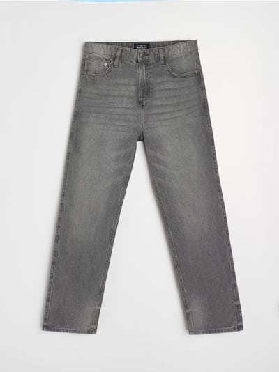 Джинси loose fit з ефектом прання