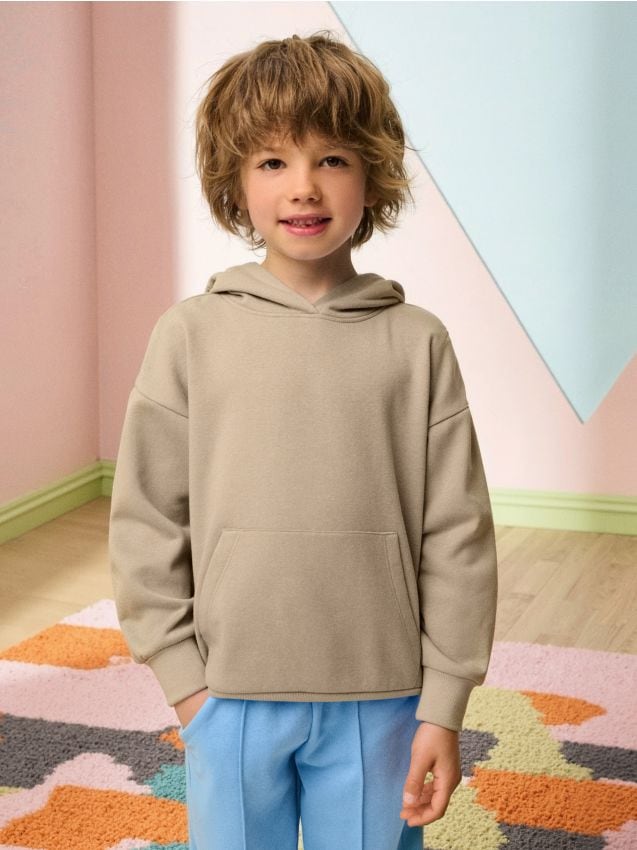 Sinsay - Mikina s kapucňou - béžová