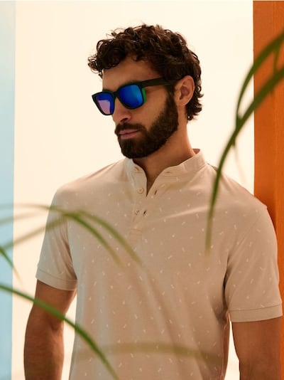 Сонцезахисні окуляри з прямокутною оправою