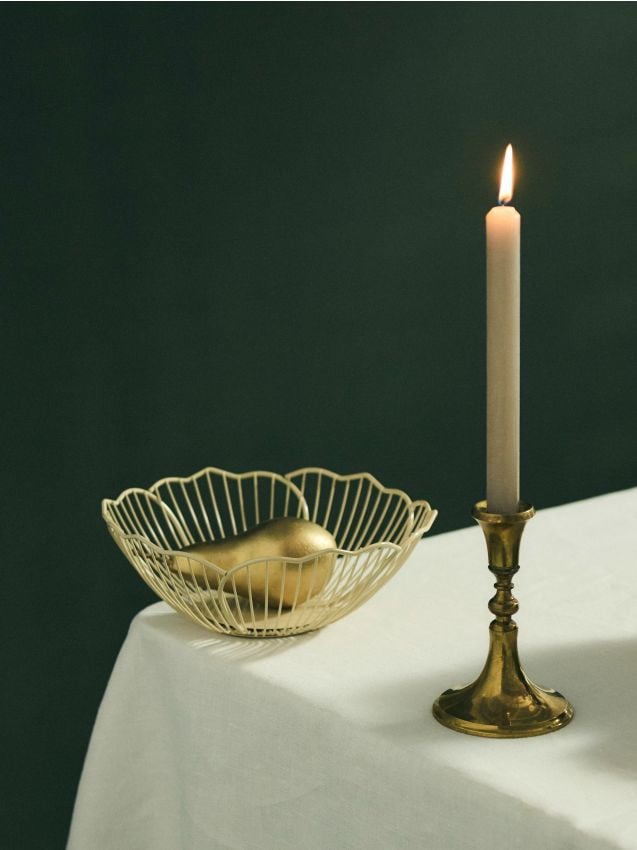 Sinsay - Bol decorativ ajurat - crem