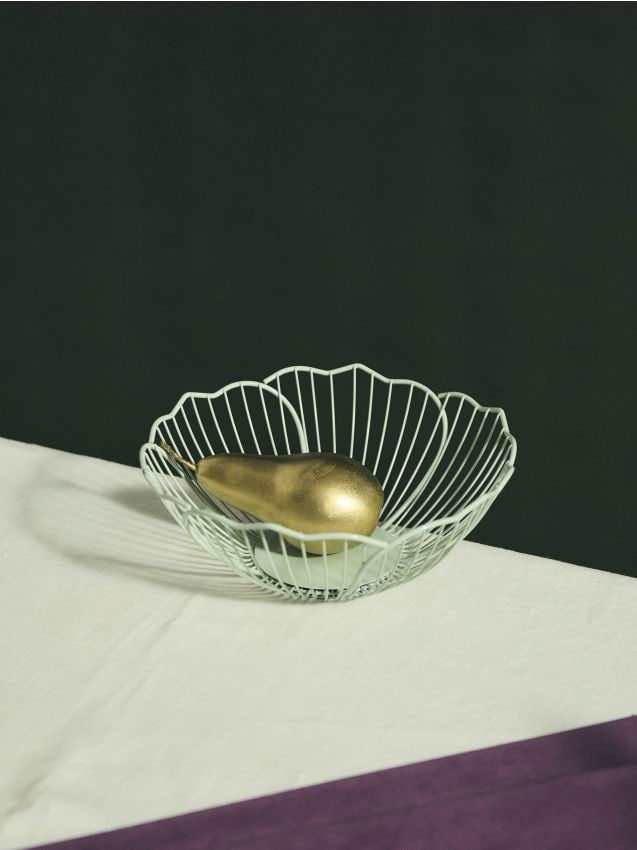 Sinsay - Bol decorativ ajurat - verde-deschis