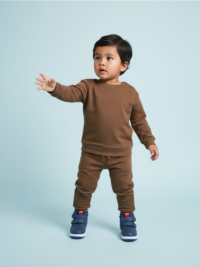 Sinsay - Set de 2 perechi de pantaloni sport jogger - crem