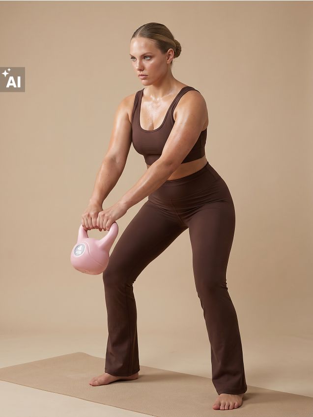 Sinsay - Kettlebell 4 kg - roz-pastel