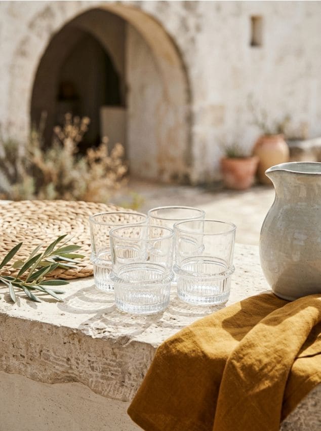 Sinsay - Set de 4 pahare - clear