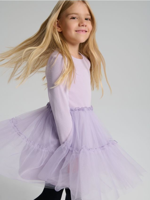 Sinsay - Rochie babydoll - lavand