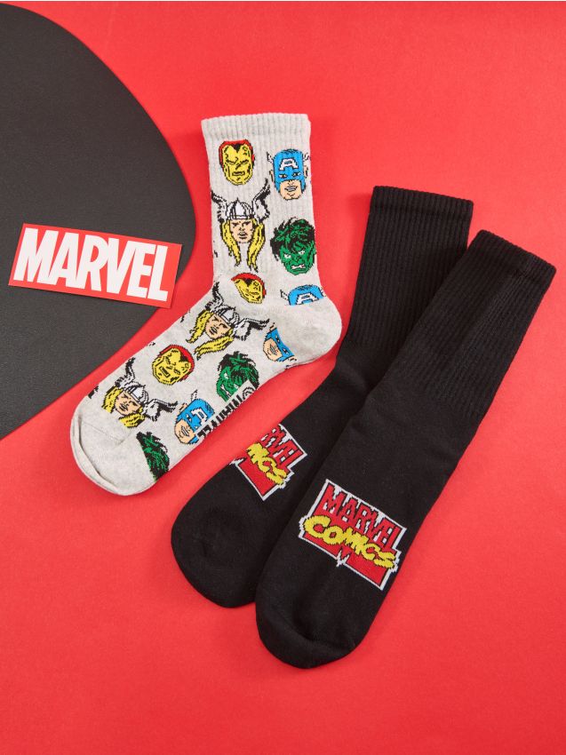 Komplet od 2 para čarapa Marvel - SINSAY