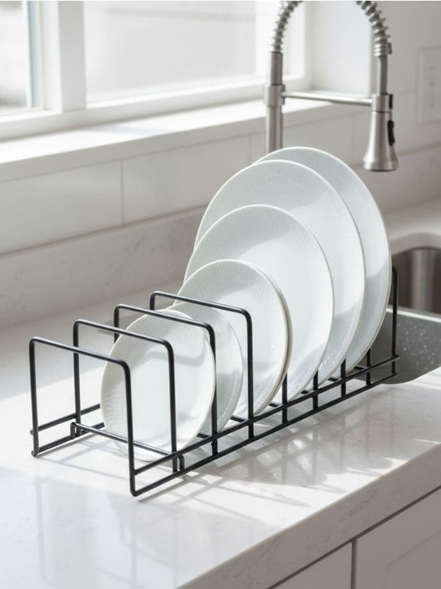 Sinsay - Organizator metalic pentru vase - negru