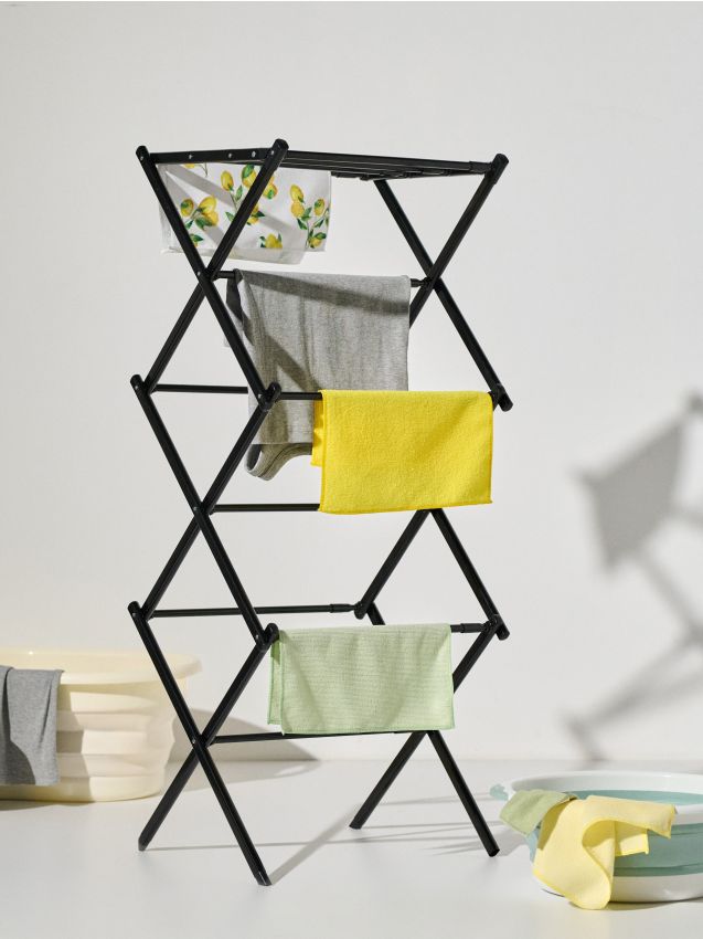 Sinsay - Uscător de rufe pliabil - negru
