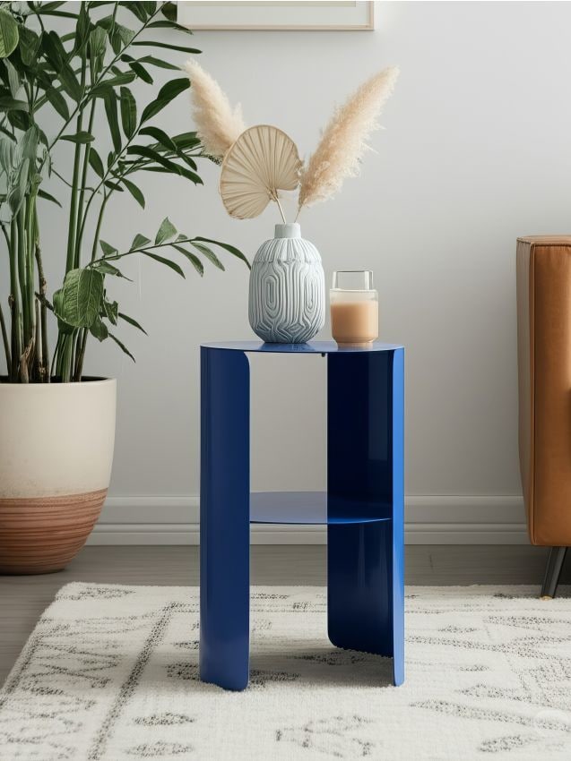 Sinsay - Kovový Stolík - tmavomodrá