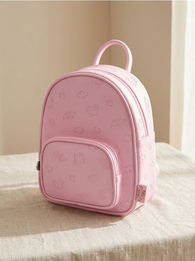 Малий рюкзак з тисненим візерунком Hello Kitty