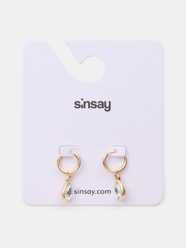 Sinsay - Cercei cu zirconiu - auriu