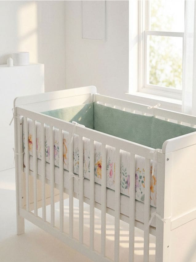 Võrevoodi pehmendus Winnie teh Pooh