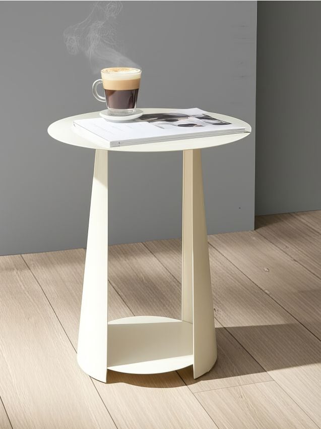 Sinsay - Kovový Stolík - krémová