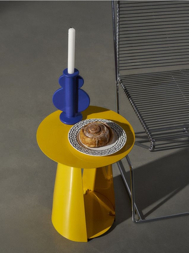 Sinsay - Kovový Stolík - oranžová