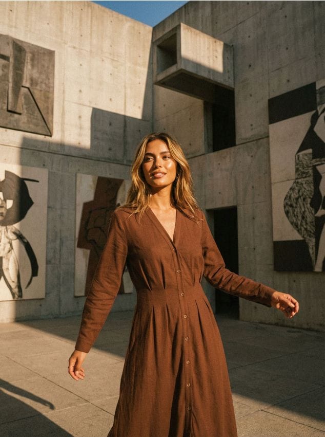 Ленена рокля