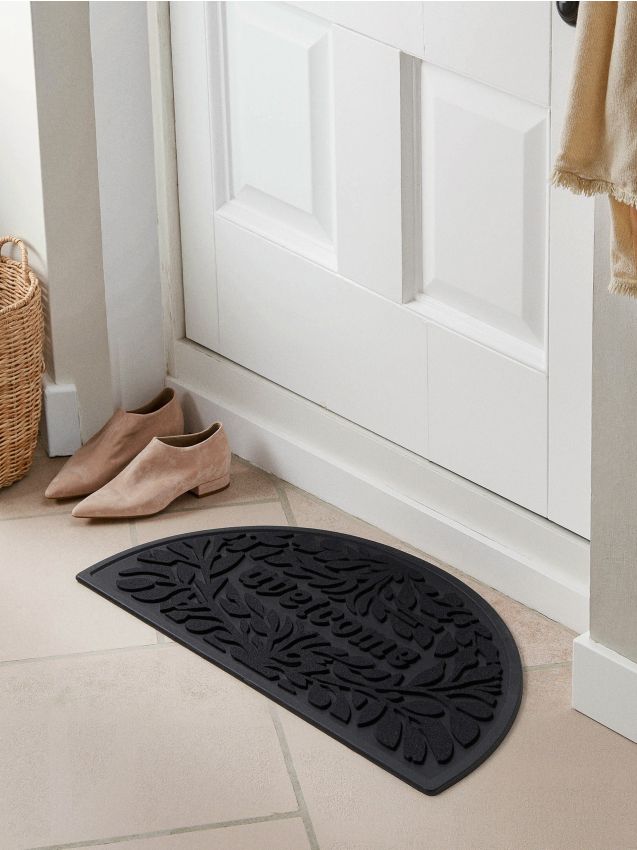 Sinsay - Rohožka "Welcome" - čierna