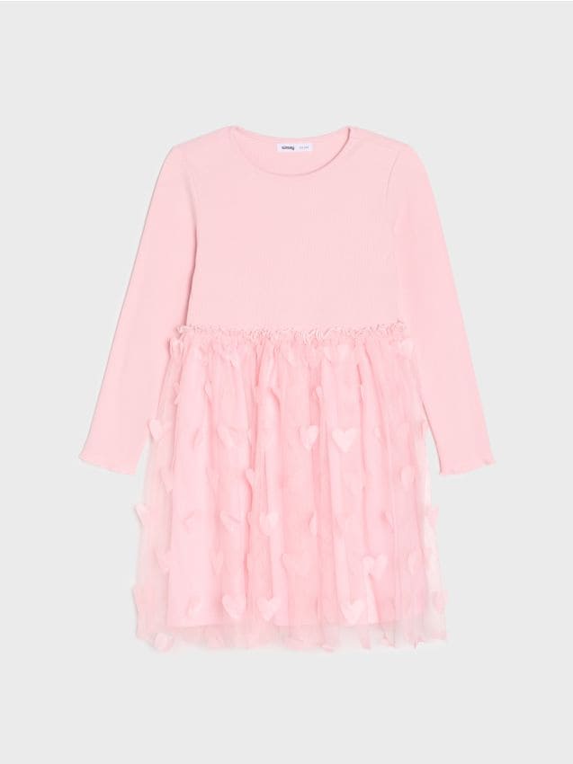 Sinsay - Rochie babydoll - roz