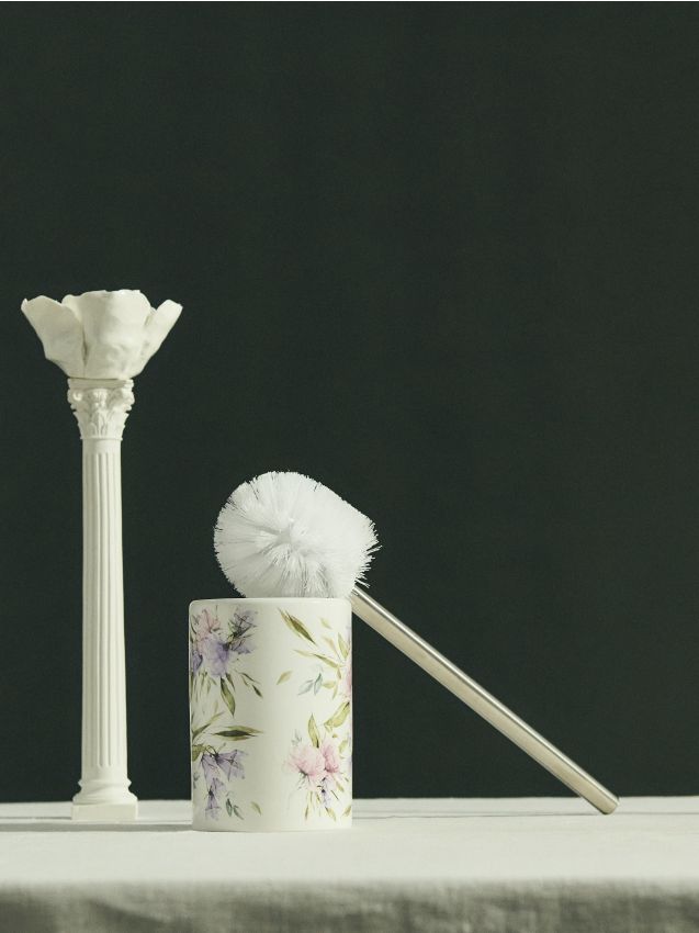 Sinsay - Perie de toaletă cu motiv floral - multicolor