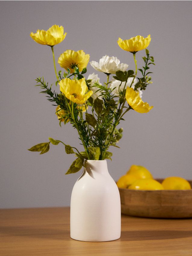 Sinsay - Plantă decorativă în vază - galben-deschis